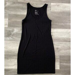 Storq Maternity Dress Black Tank Shirt Scoop Modal Stretch Soft Comfy Large / 3